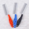 Pet Comb with Long and Short Stainless Teeth